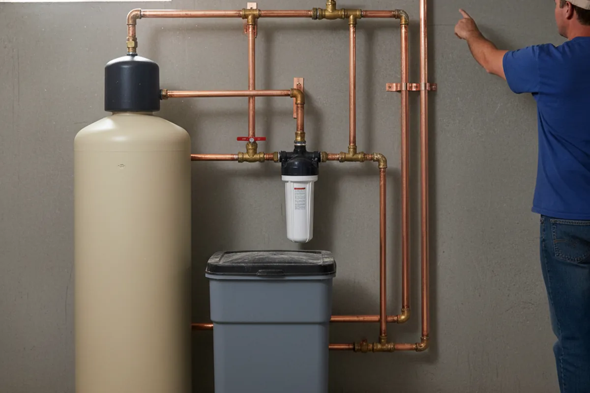 Whole-house water treatment system installed in Trinway